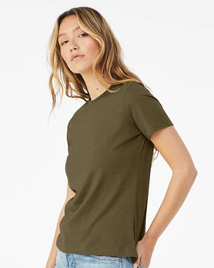 Heather Olive - Model Side 