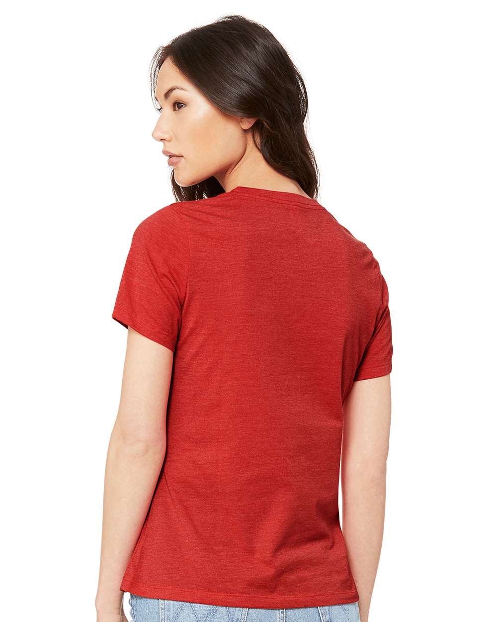 Heather Red - Model Back 