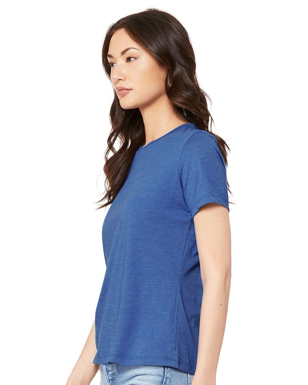 Heather True Royal - Model Side 