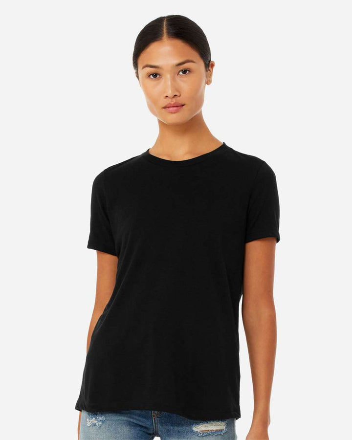Solid Black Triblend - Model Front 