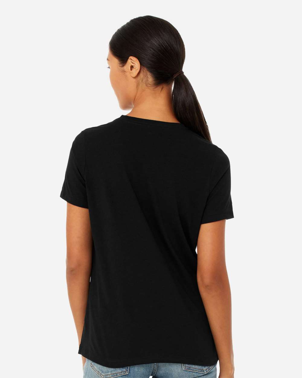 Solid Black Triblend - Model Back 