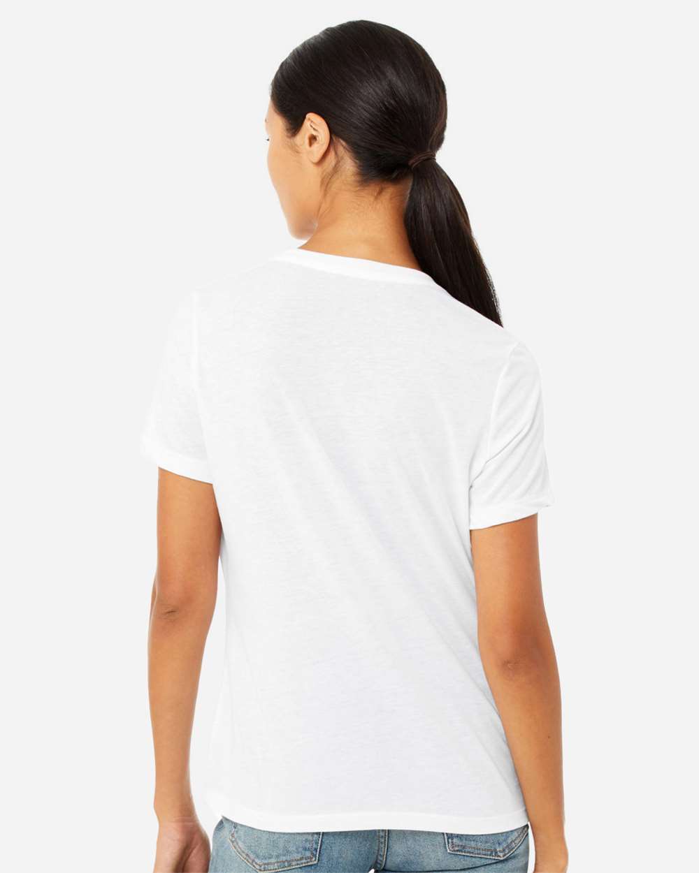 Solid White Blend - Model Back 