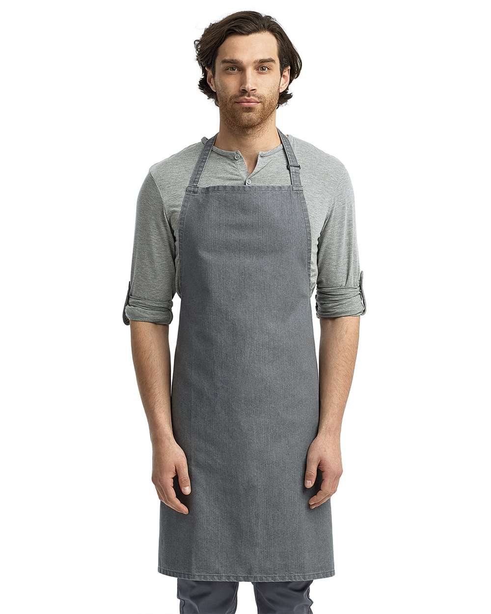 Grey Denim - Model Front 