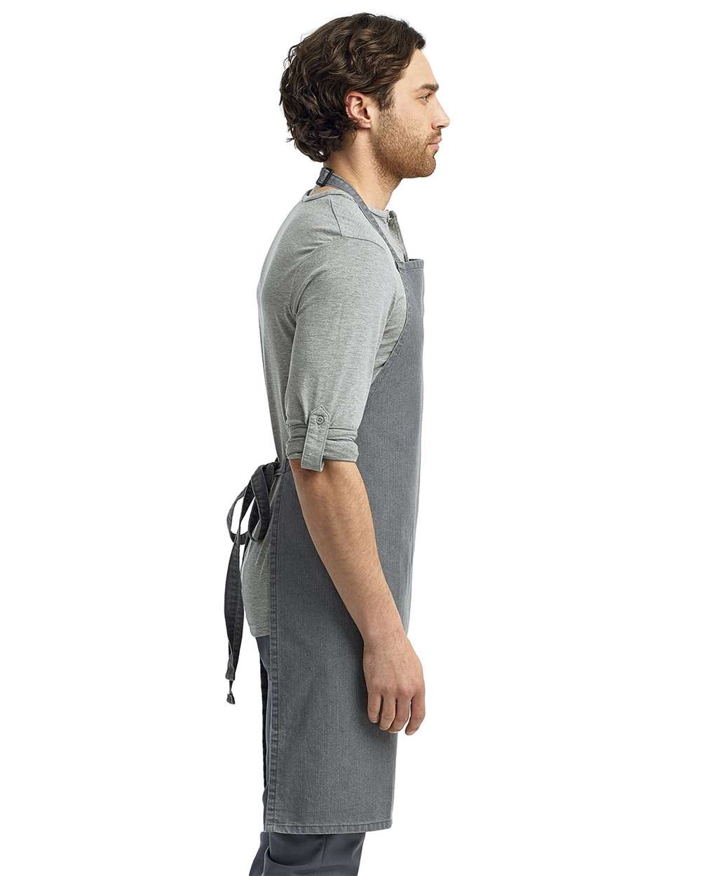Grey Denim - Model Side 