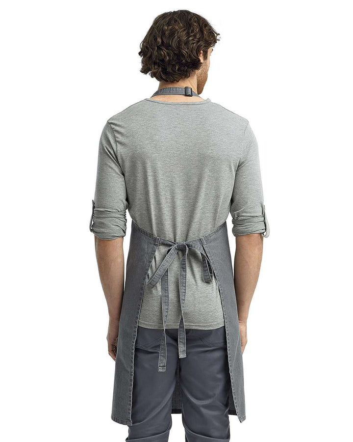 Grey Denim - Model Back 