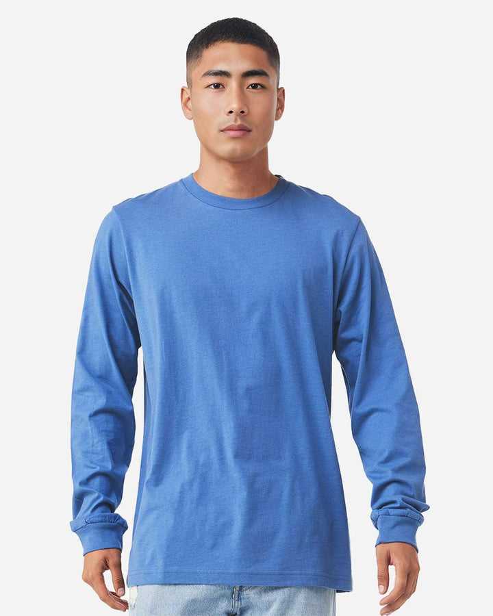 Heather Columbia Blue - Model Front 