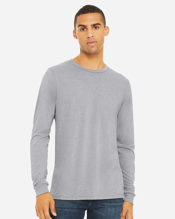 Athletic Grey Triblend - Model Front 