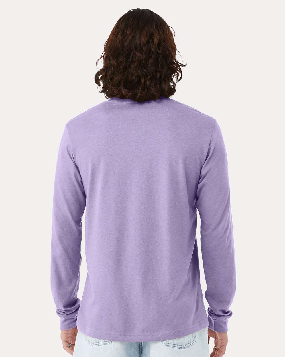 Heather Dark Lavender - Model Back 