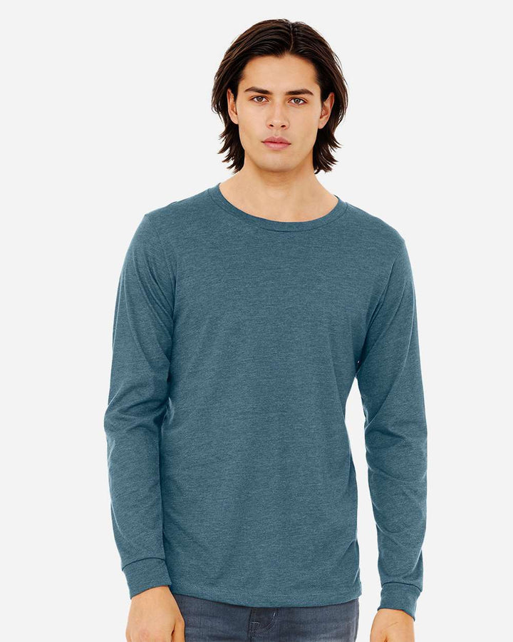 Heather Deep Teal - Model Front 