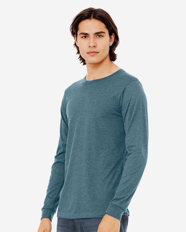 Heather Deep Teal - Model Side 