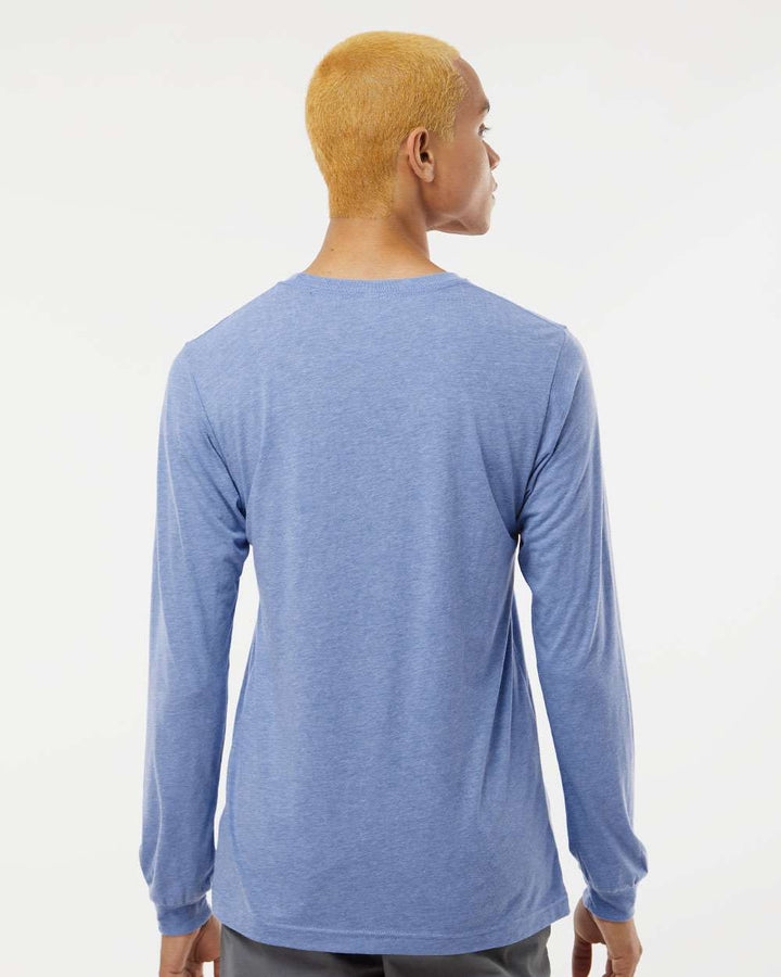 Blue Triblend - Model Back 
