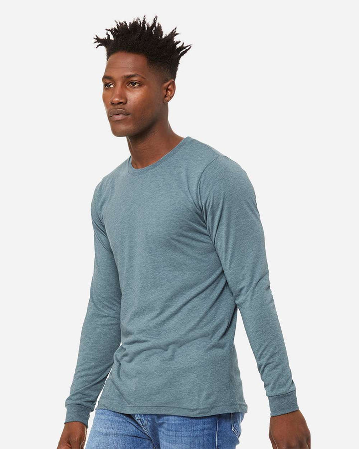 Denim Triblend - Model Side 