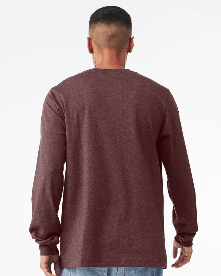 Heather Maroon - Model Back 