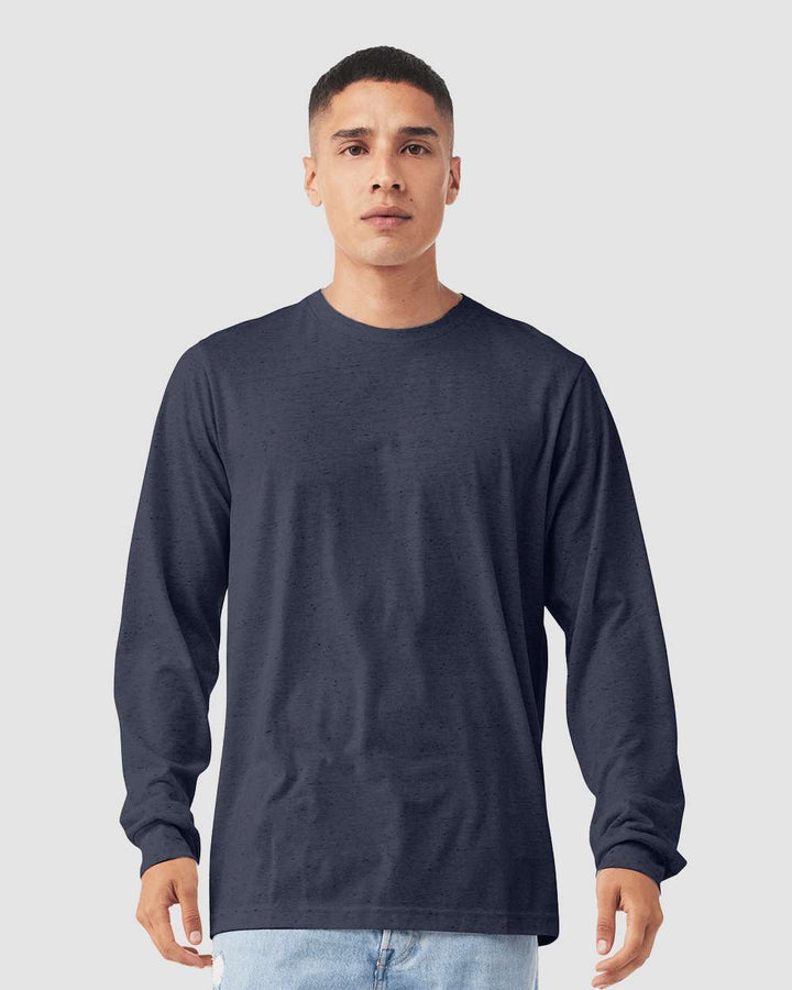 Heather Midnight Navy - Model Front 