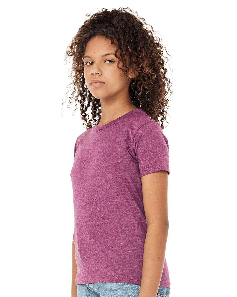 Heather Magenta - Model Side 