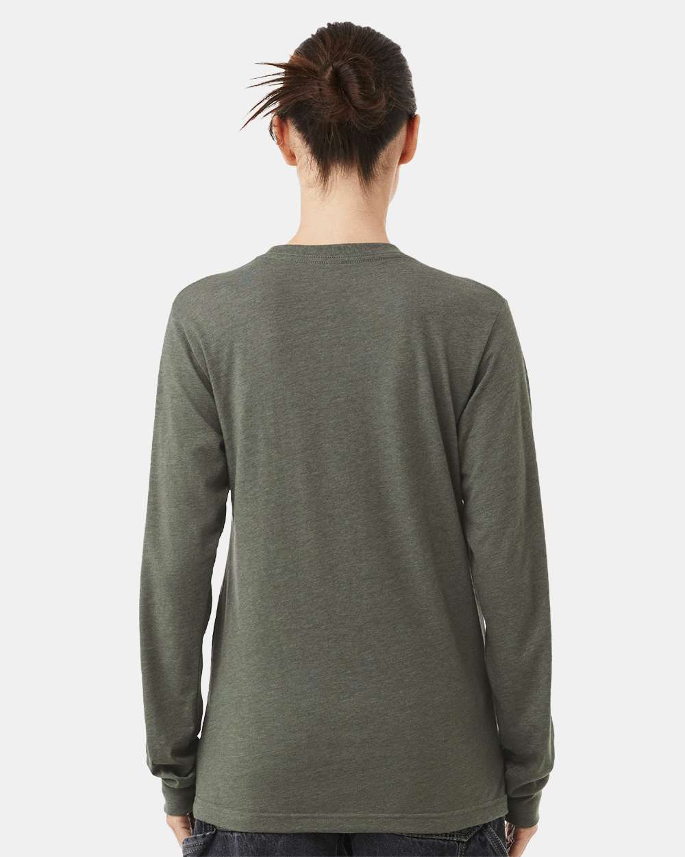 Heather Military Green - Model Back 