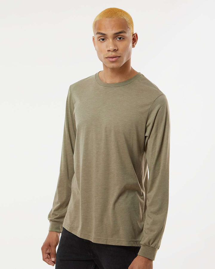 Olive Triblend - Model Side 