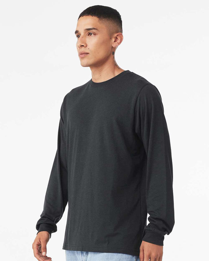 Solid Dark Grey Triblend - Model Side 
