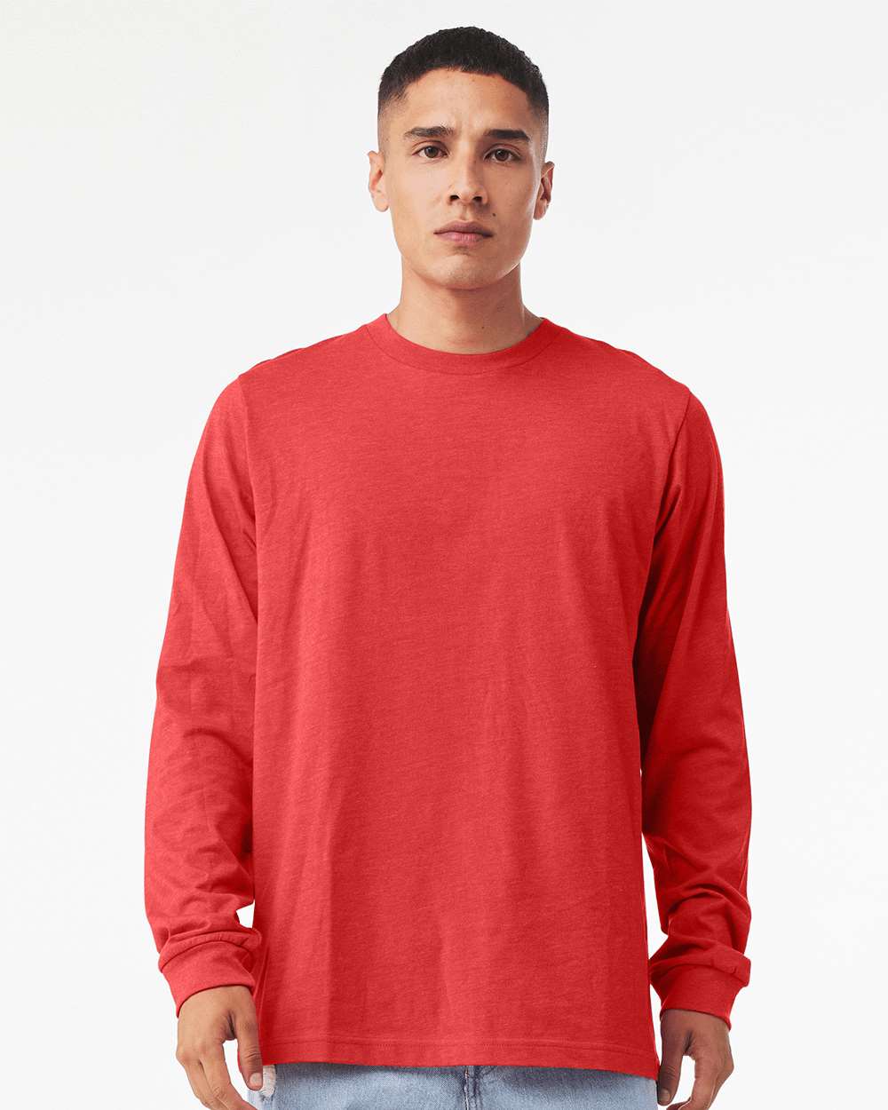Heather Red - Model Front 
