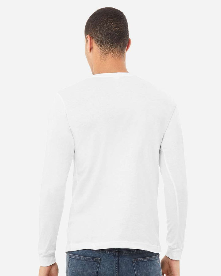 Solid White Triblend - Model Back 