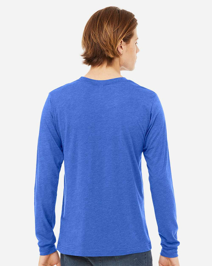 True Royal Triblend - Model Back 