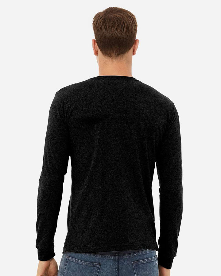 Solid Black Triblend - Model Back 