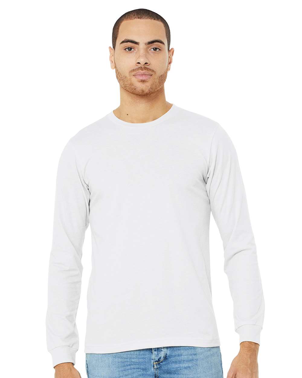 Solid White Blend - Model Front 