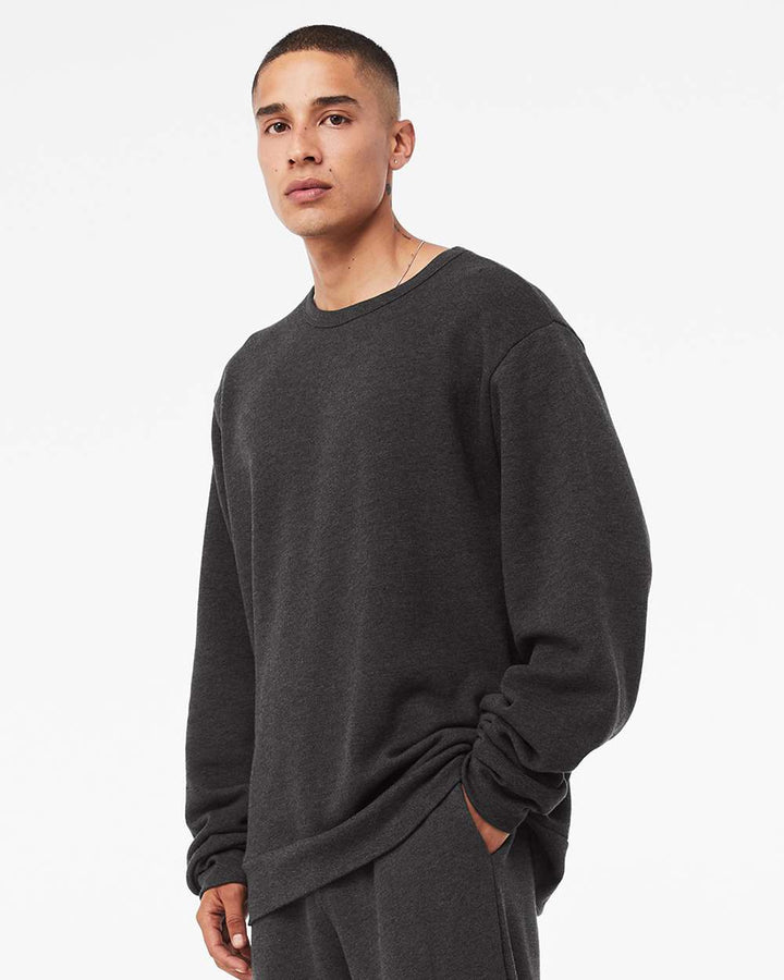 Dark Grey Heather - Model Side 