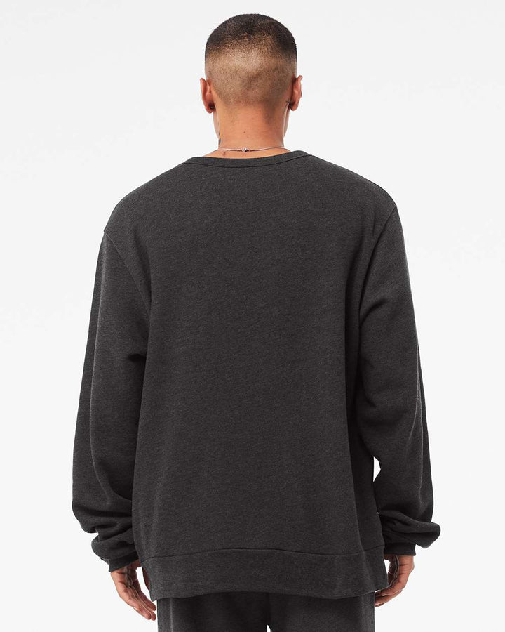 Dark Grey Heather - Model Back 
