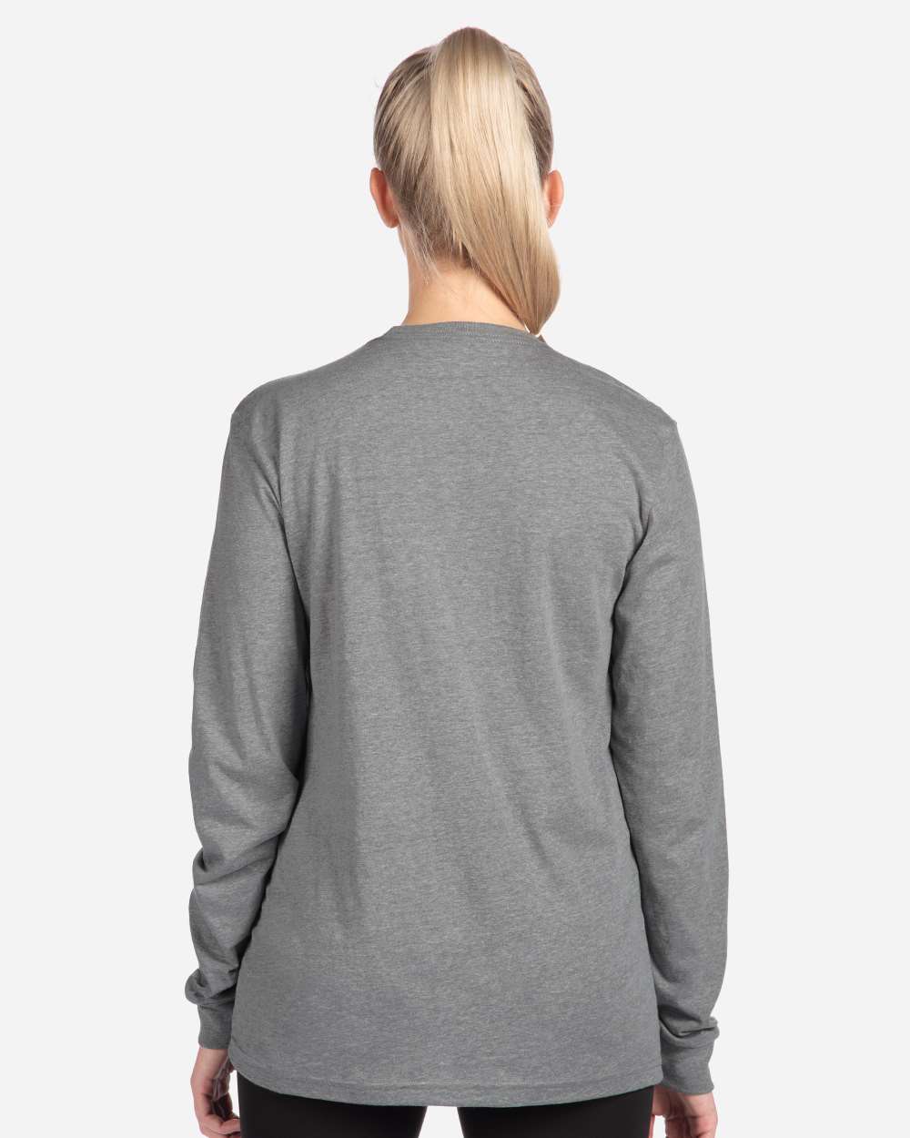 Dark Heather Grey - Model Back 