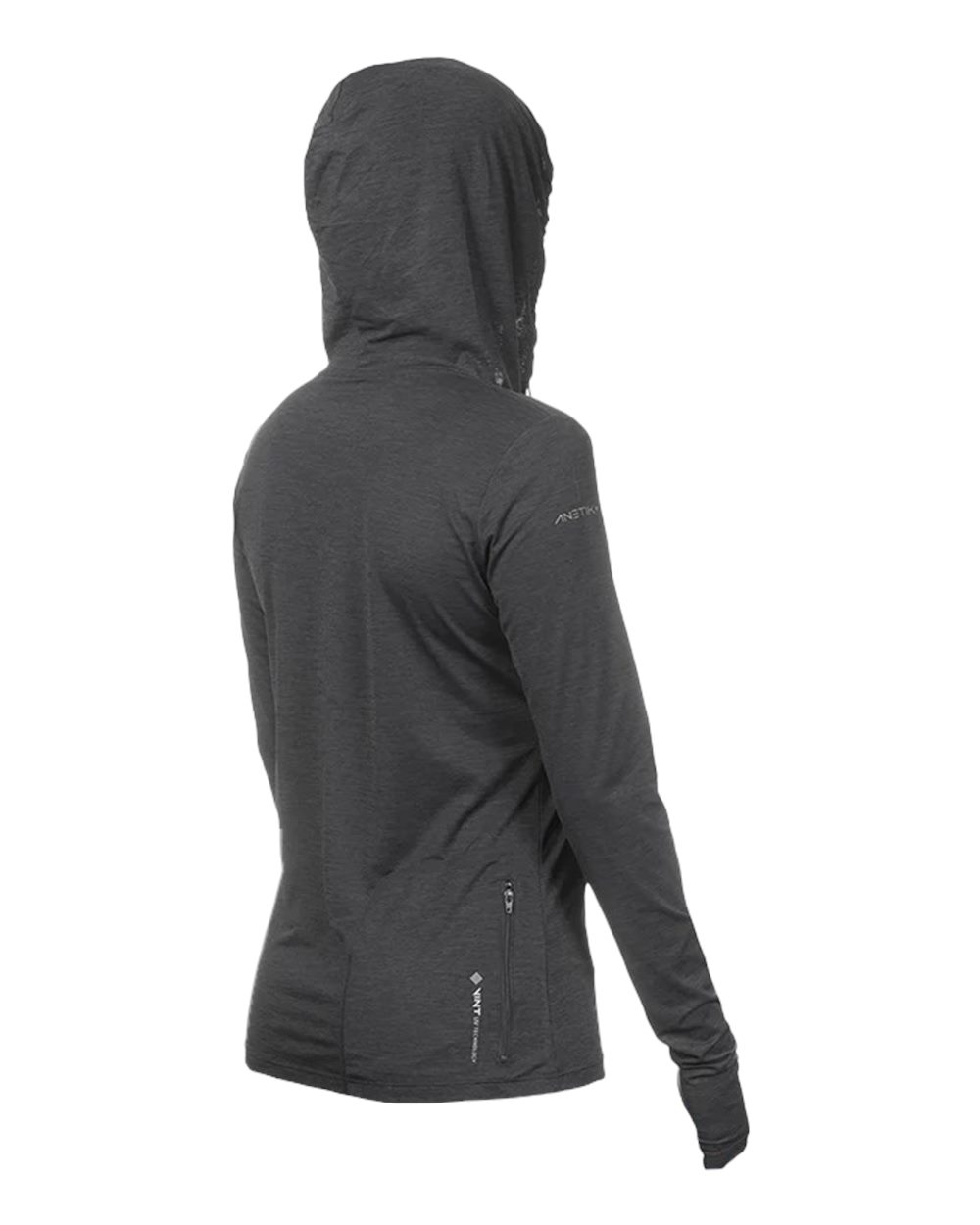 Charcoal Heathered - Back 