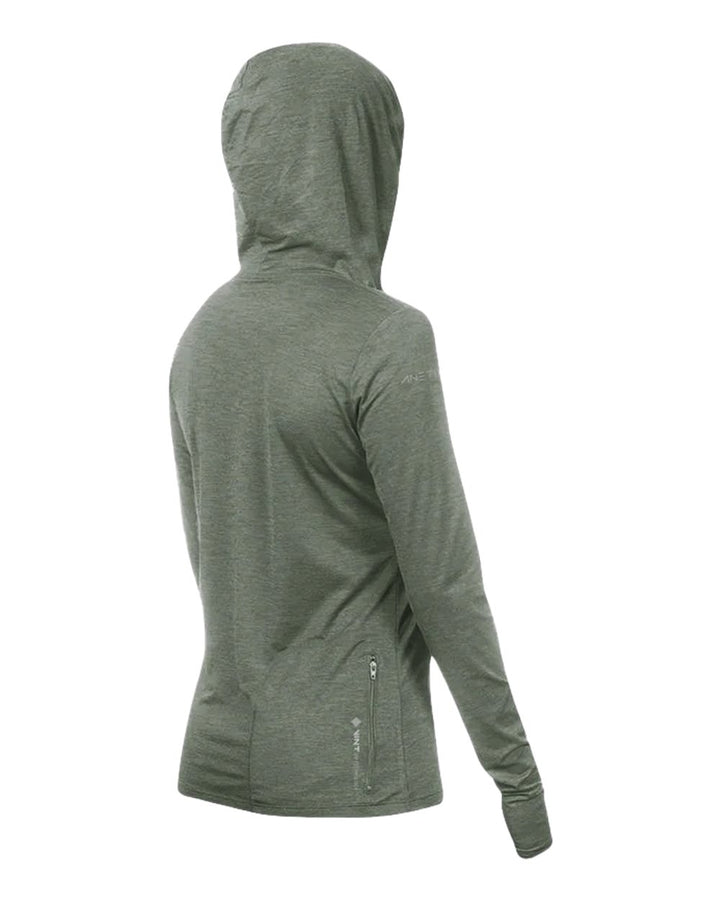 Dark Olive Heathered - Back 