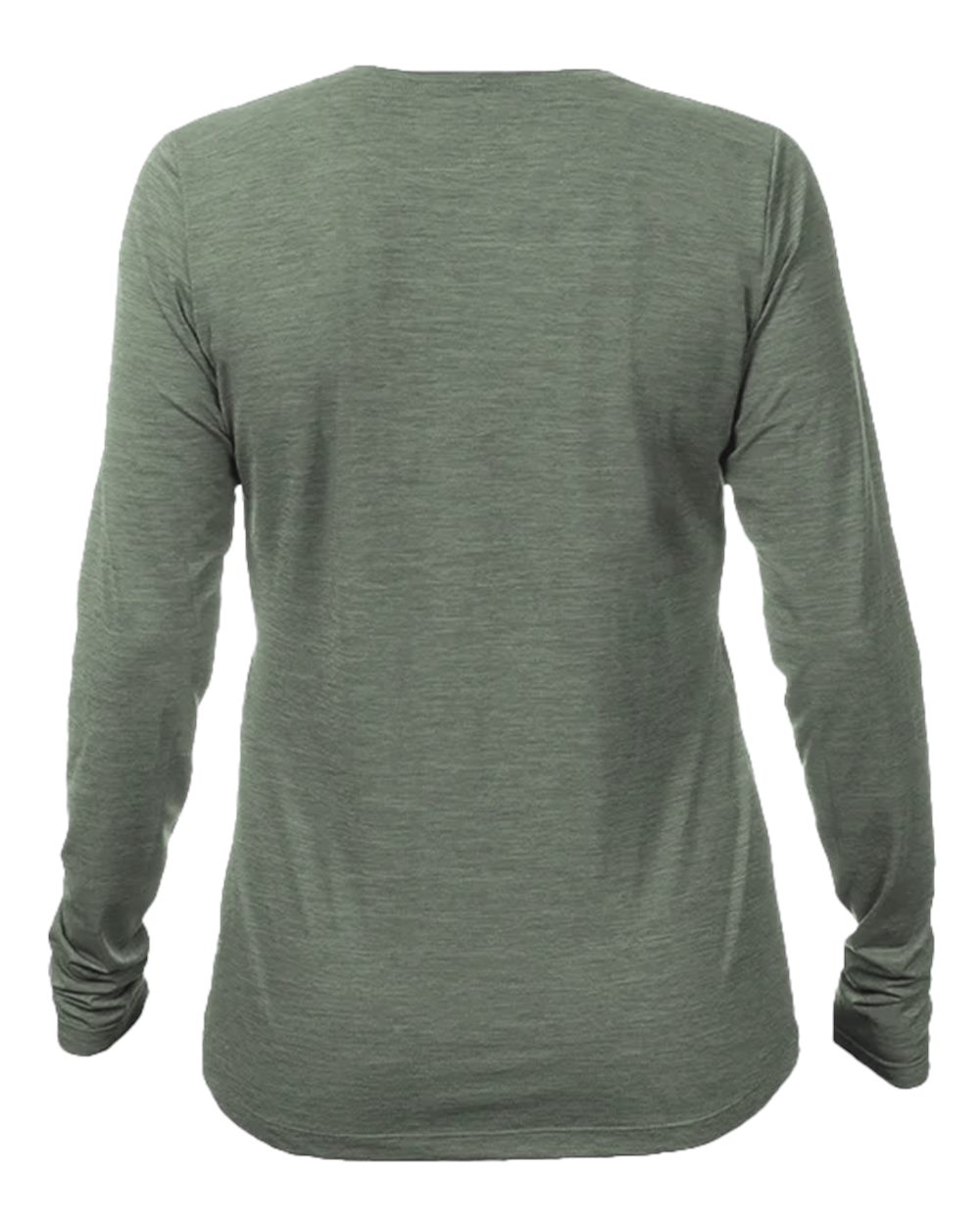 Dark Olive Heathered - Back 