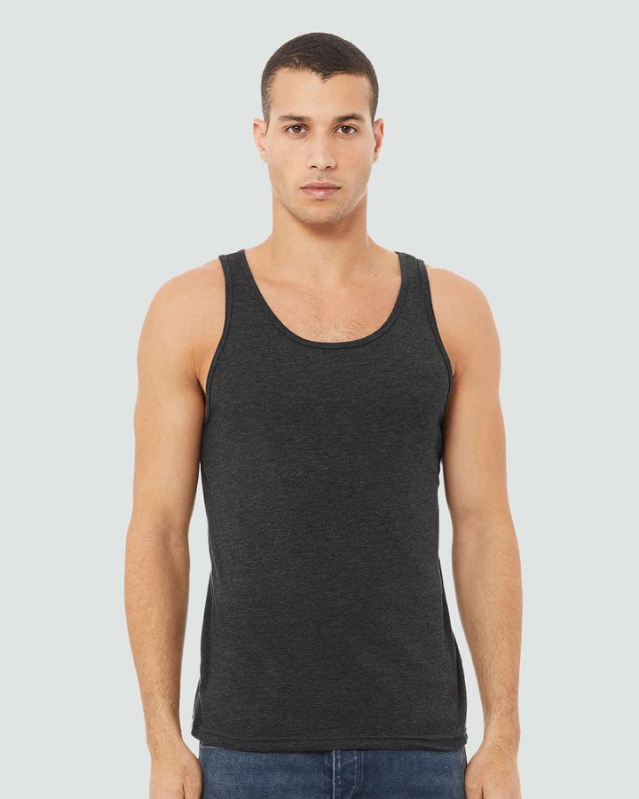 Dark Grey Heather - Model Front 