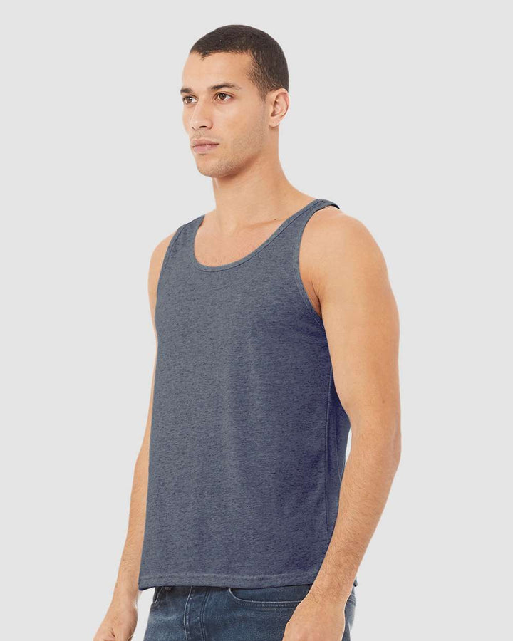 Heather Navy - Model Side 