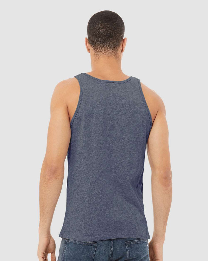 Heather Navy - Model Back 