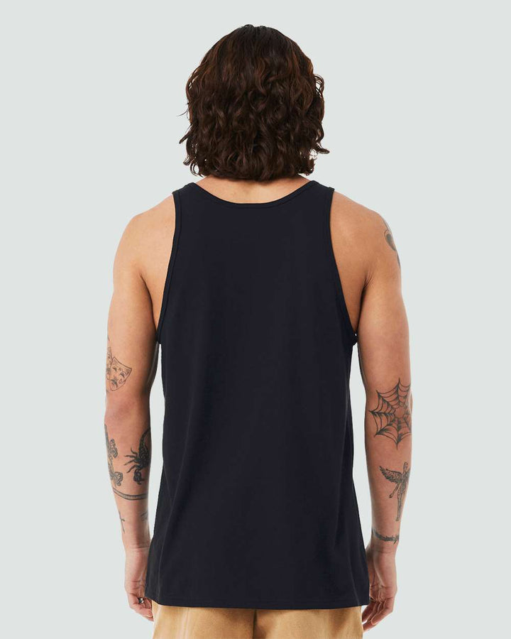 Solid Black Triblend - Model Back 