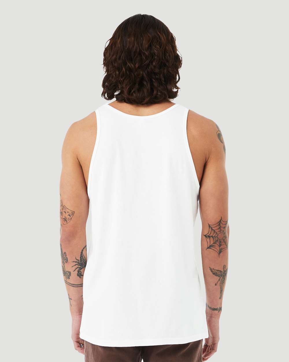 Solid White Blend - Model Back 