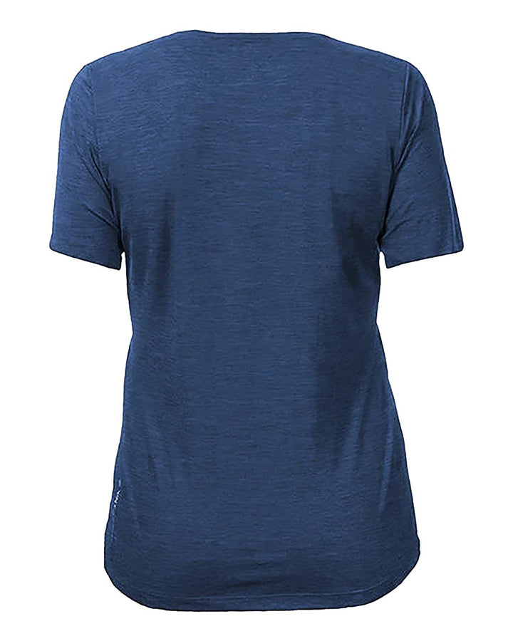 Navy Heathered - Back 