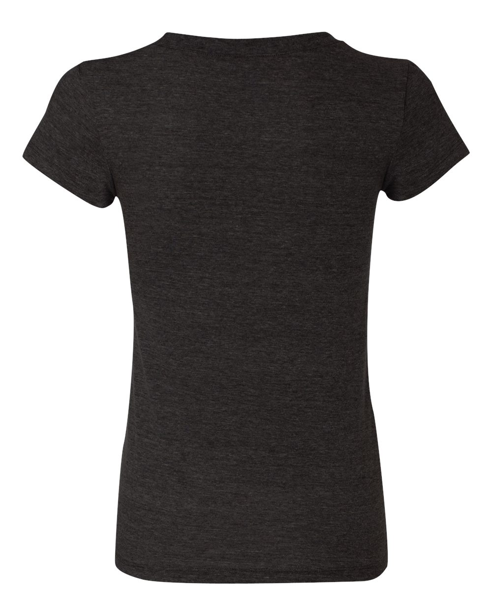 Charcoal Black Triblend - Back 
