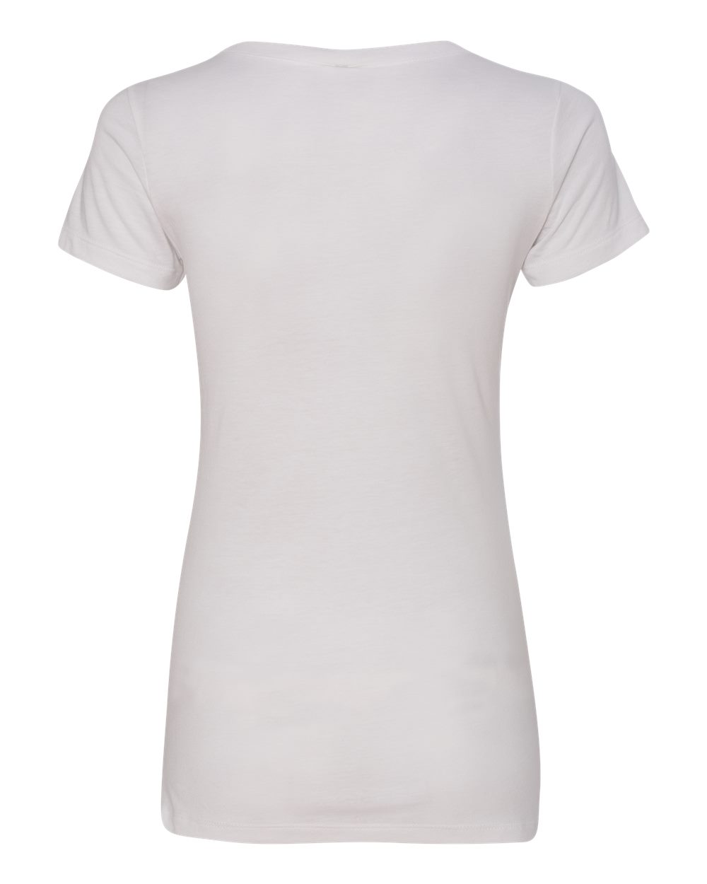 Solid White Triblend - Back 