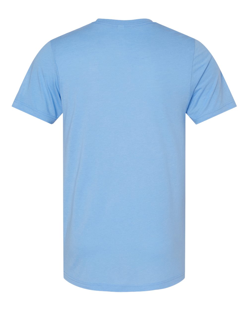 Solid Blue Triblend - Back 