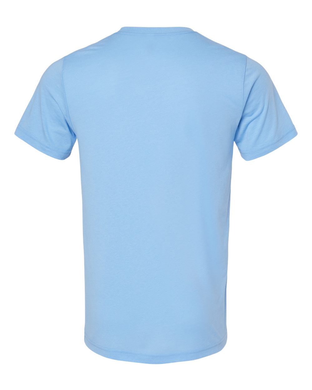 Solid Carolina Blue Triblend - Back 