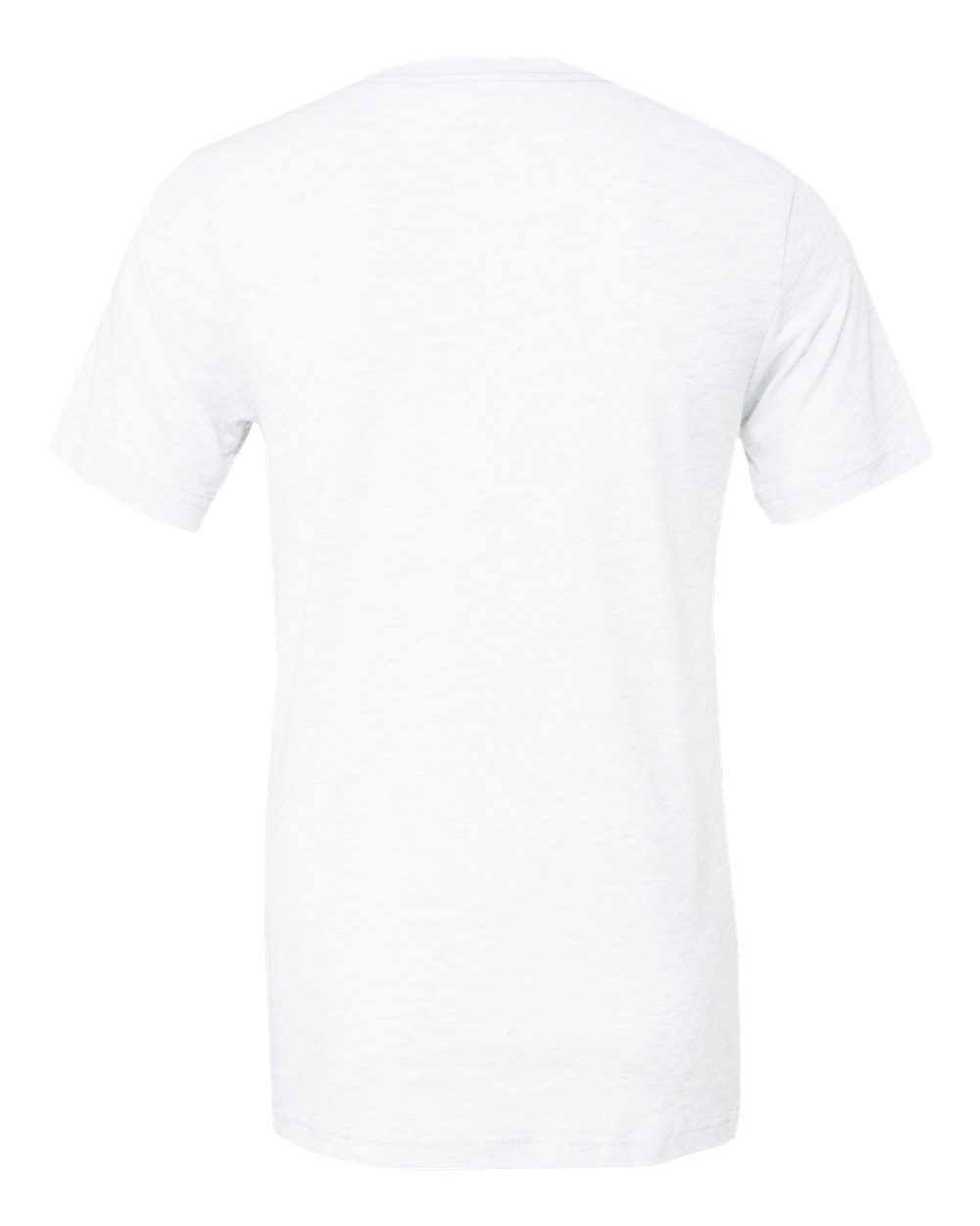Solid White Triblend - Back 