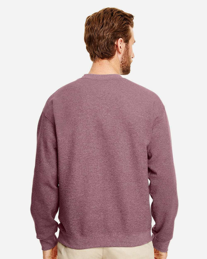Heather Dark Maroon - Model Back 