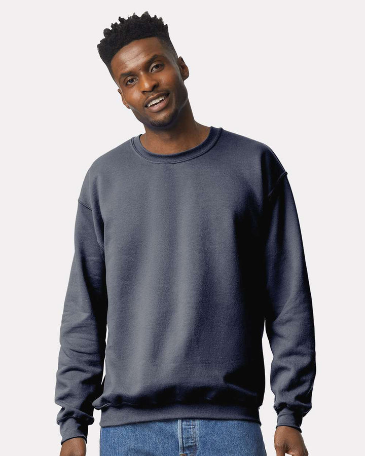 Heather Dark Navy - Model Front 
