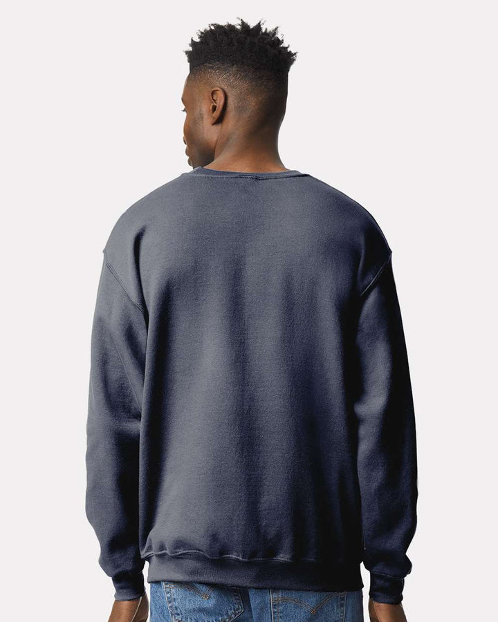 Heather Dark Navy - Model Back 
