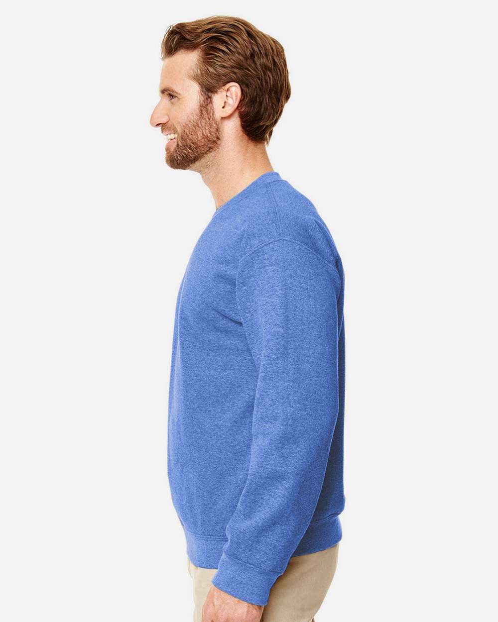 Heather Deep Royal - Model Side 