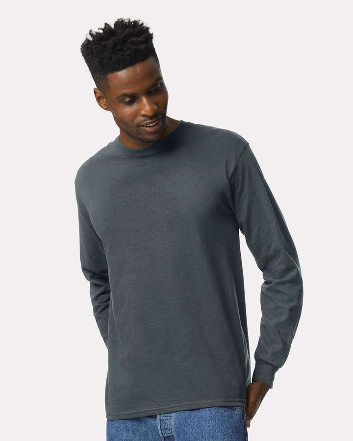 Dark Heather - Model Front 