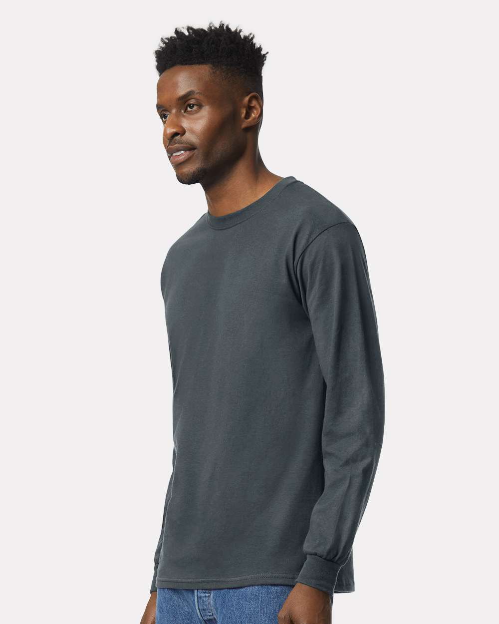 Dark Heather - Model Side 